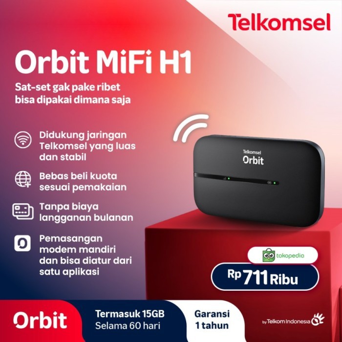 Mifi 4G LTE Huawei E5576 Unlock All Operator Gratis Telkomsel 14 Gb -