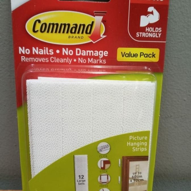 

3M command large picture hanging strips 17206