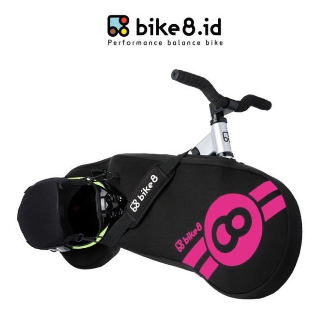 BIKE8 Balance Push Bike Carrier Cover Bag - Tas Sepeda - PINK