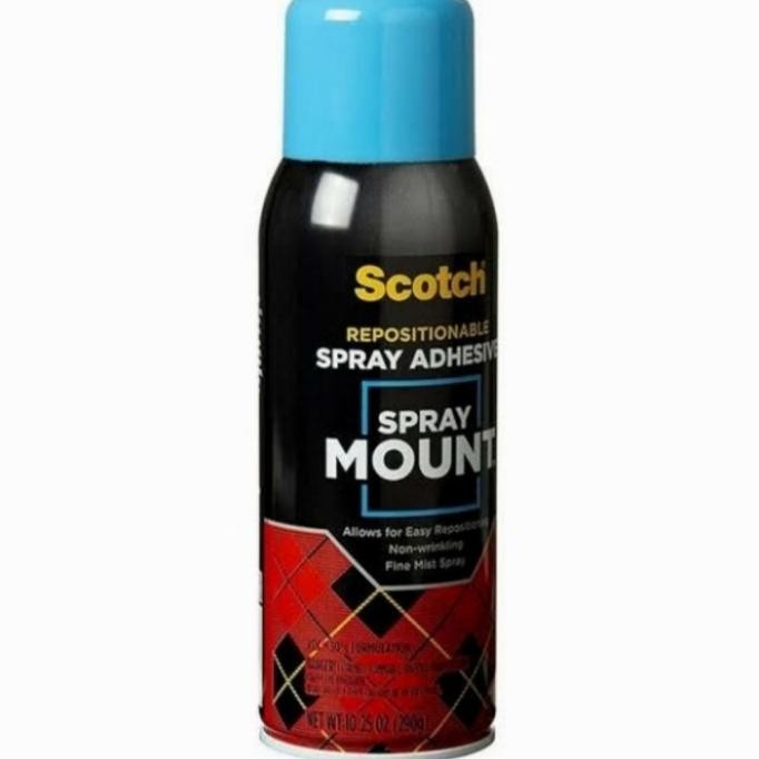 

3M SPRAY MOUNT - SCHOCTH REPOSITIONABLE ADHESIVE 290 GRAM