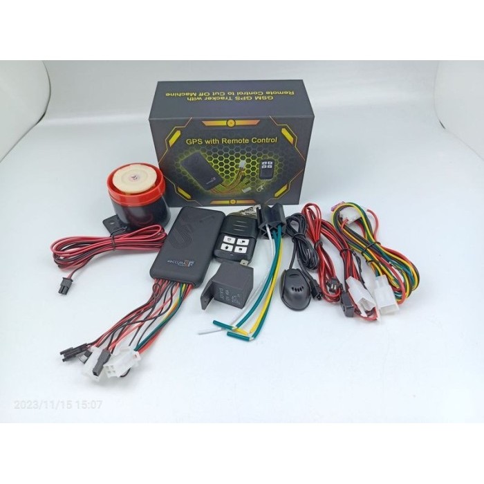 Gps GT06 + Remote Control anti maling motor matikan mesin jarak jauh