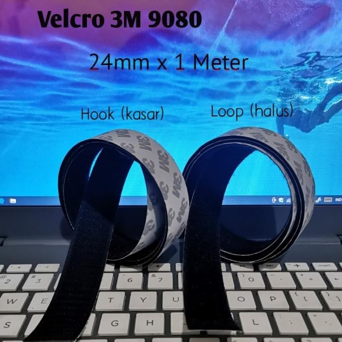 

Velcro Double Tape Pedalboard 3M - HOOK DAN LOOP Perekat Velkro 24mm