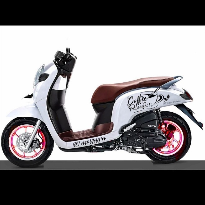 cutting sticker scoopy custom 1