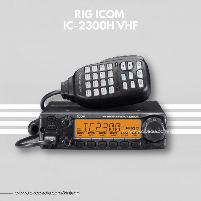 Radio RIG Icom IC-2300H HT Mobil RIG Mini iCOM VHF Singleband 65 Watt