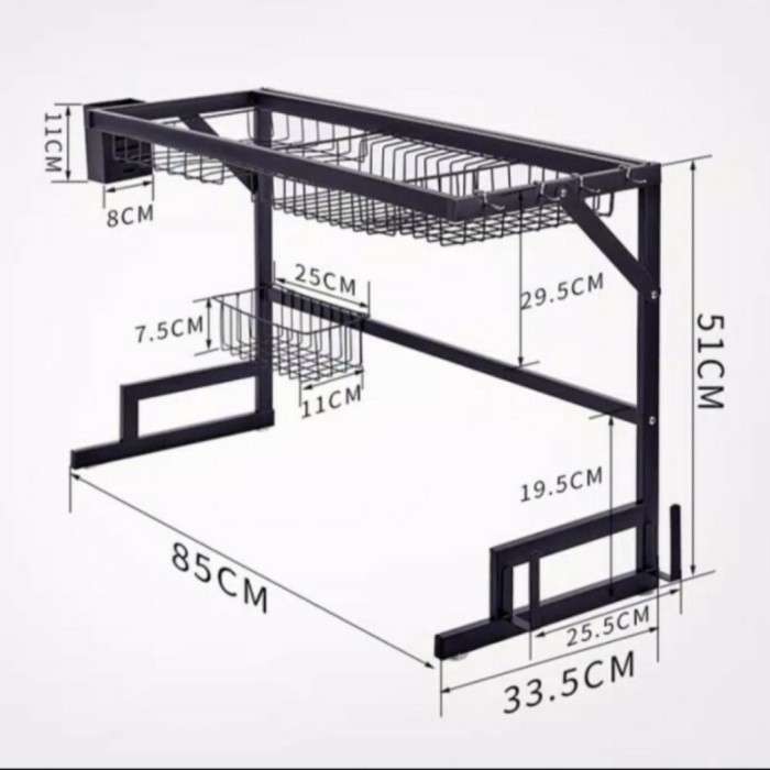 

Ra Piring Tainle Teel Warna Itam Ra Dapur Watafal U 86Cm