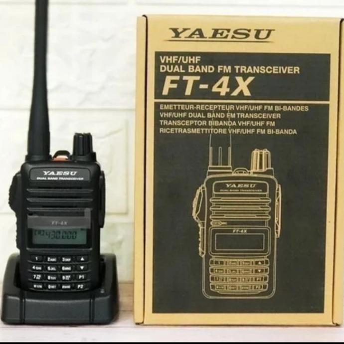 HT YAESU FT-4X DUAL BAND ORI YAESU FT 4X DUALBAND YAESU 4X