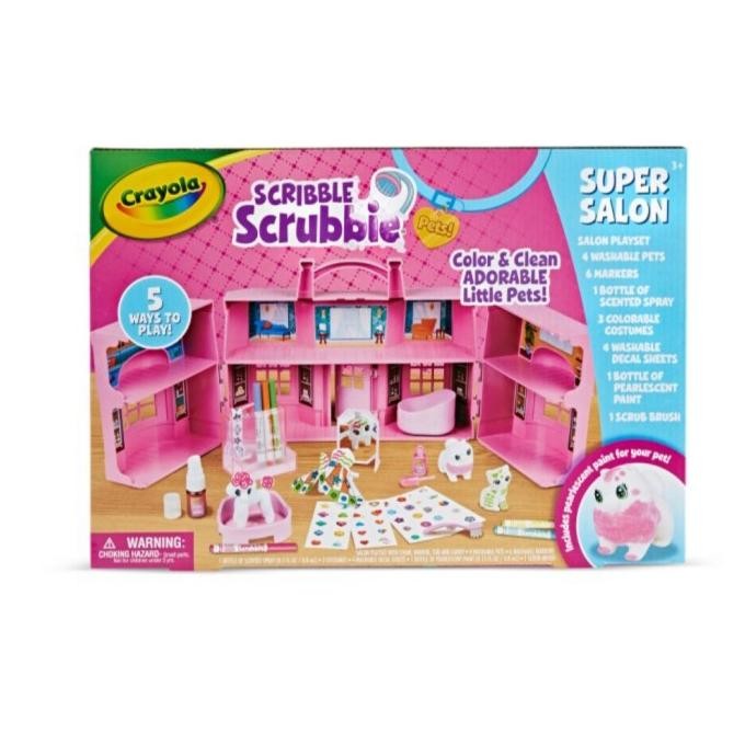 

CRAYOLA Scribble Scrubbie Super Salon Playset