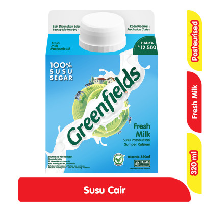 

Greenfields Fresh Milk Kotak 320 ml