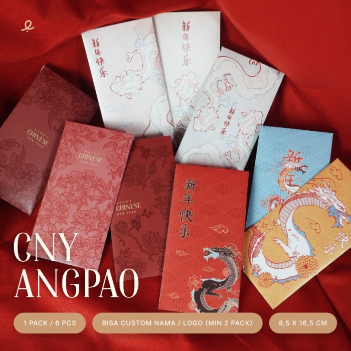 

Imlek BAGUS!!! Angpao Chinese New Year Dragon 2024 Amplop Angpao Sincia Limited