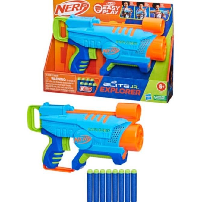 Nerf Elite Junior Explorer Blaster Mainan Tembakan