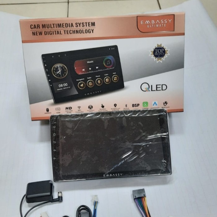 head unit android 9 inch embassy ram 2/32gb