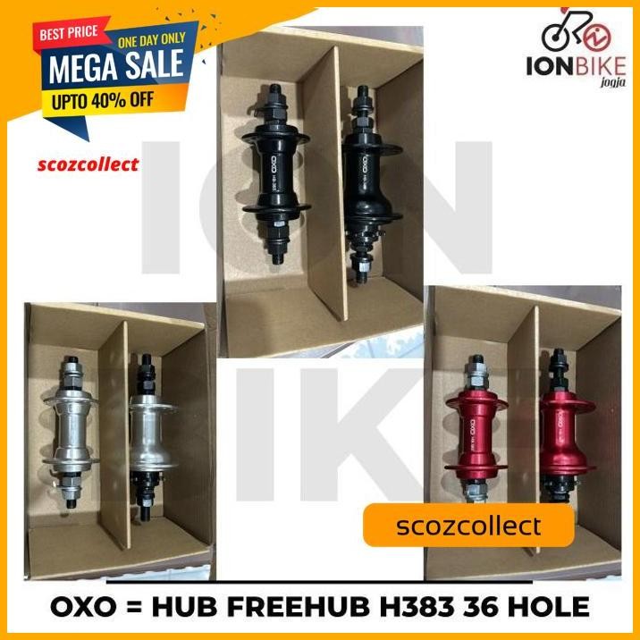 HUB FREEHUB BMX OXO HB383 FREE 9T ALLOY HUB SEPEDA 9 T BEARING JANGKRIK SUARA KERAS AS STANDAR KECIL