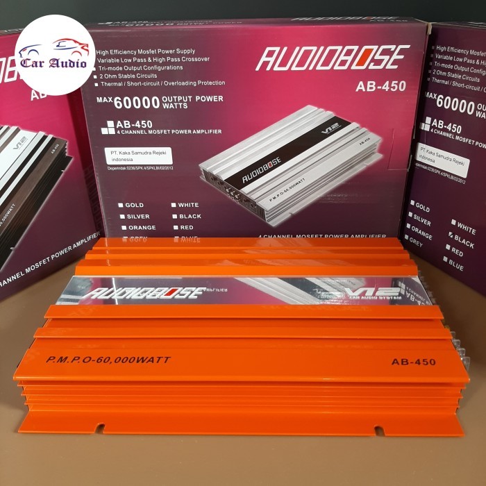 POWER AUDIOBOSE AB-450 Setara POWER KICX V12