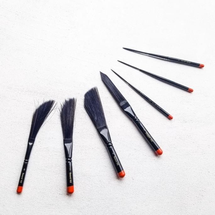 

DE GOYA SCROLL PINSTRIPE PAINT BRUSH KUAS LUKIS KALIGRAFI BULU PANJANG [terbaik]