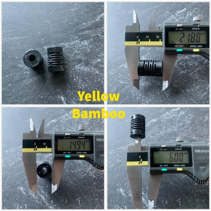 Promo Flexibel Encoder Coupler / Plastic Encoder Coupling 6mm COD