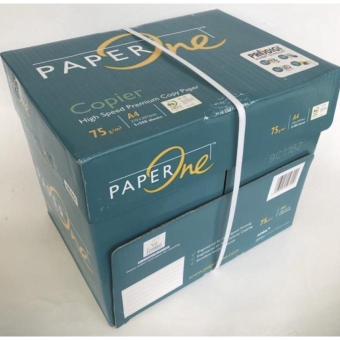 

TERBARU - paper one a4 75 gram fotocopy/1 Box/ khusus Gojek atau Grab Express