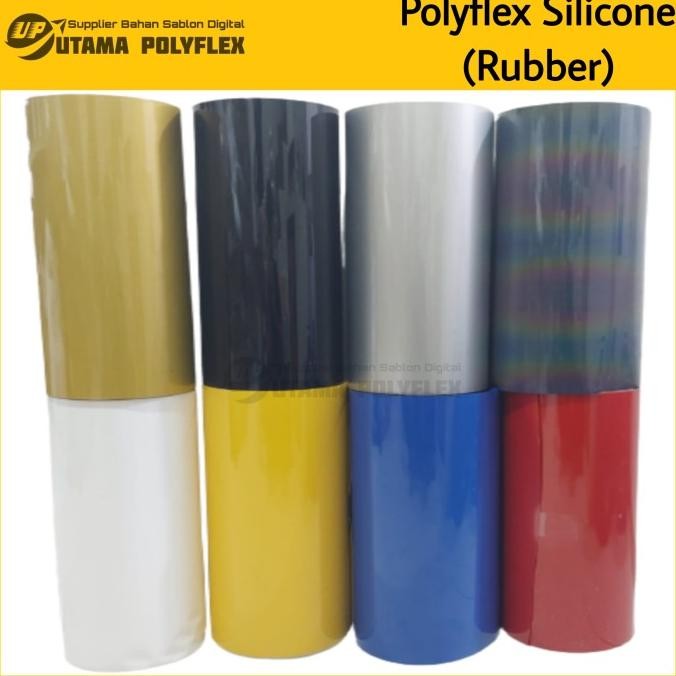 

BEBAS ONGKIR - Polyflex Silicone / Poliflex Silikon / Bahan Sablon Rubber Timbul