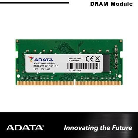 NEW Adata DDR4 32GB 3200MHz RAM SODIMM Single Channel
