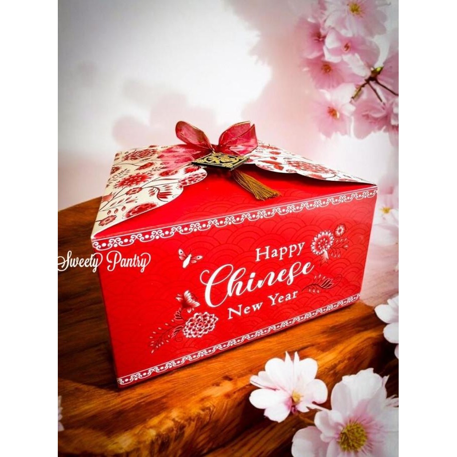 

NEW PRODUK FANG HUA - BOX KOTAK DUS PACKAGING KUE IMLEK CNY UK 22X22X12 CM !!!!!