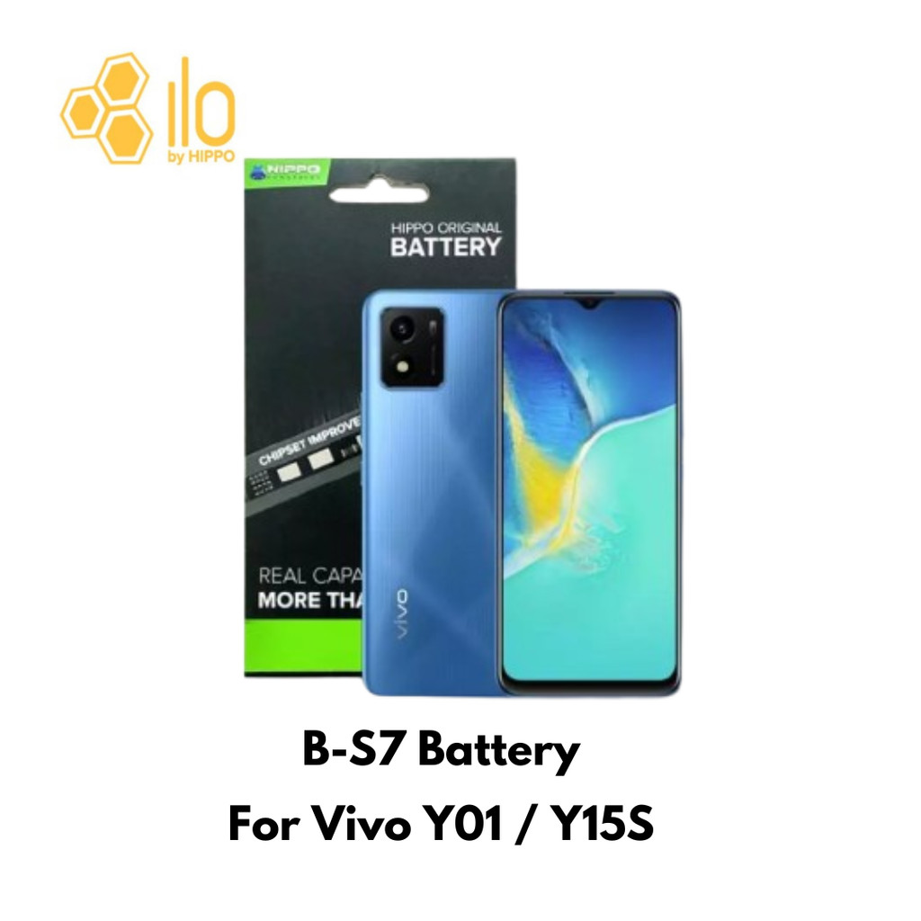 Hippo Baterai VIVO Y01/ Y15S B-S7 5000Mah Original Cell