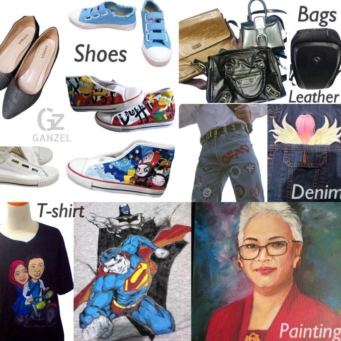 

Cat Lukis Tekstil / Kain / Kaos / Sepatu , Bagus & Permanen (250Ml)