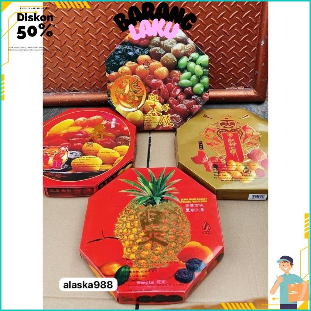 

Manisan Buah Imlek Pak Chen Ko Dewa 600Gr Termurah Banget