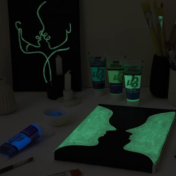 

Pebeo Studio Acrylic Phosphorescent Gel Medium Cat Akrilik Fosfor Glow GVS