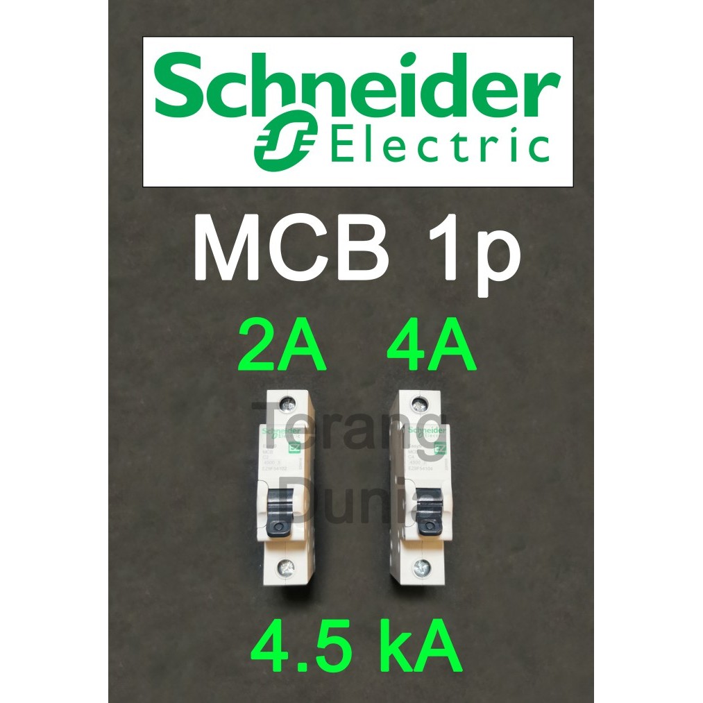 Terlaris MCB Schneider 1p 2a MCB Schneider 1p 4a MCB Schneider 2a MCB Schneider SALE