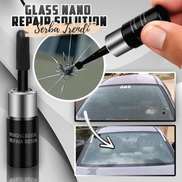 CAIRAN LEM PENGHILANG KACA RETAK WINDSHIELD KIT GLASS | ALAT PERBAIKAN KACA RETAK PECAH KENA BATU KE