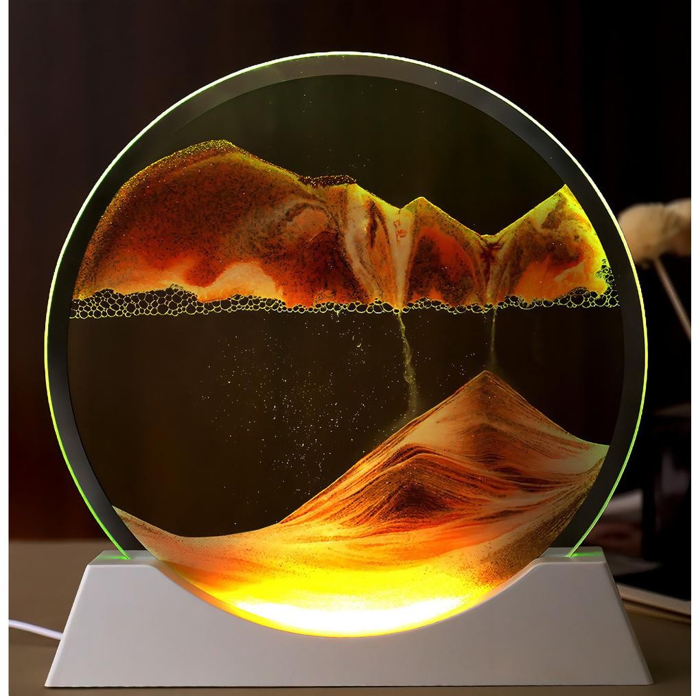 

KLJ Moving Sandscape painting Luminious usb power