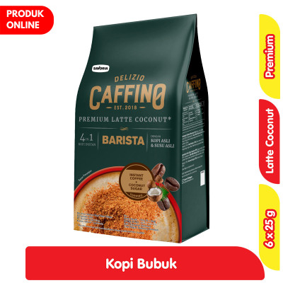 

Caffino Kopi Instan 4in1 Premium Barista Latte Coconut 6 x 25 g