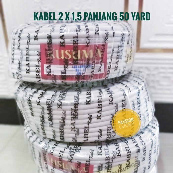 TERMURAH KABEL NYM 2X1,5 PER ROLL 50YARD /KABEL AUDIO/KABEL LISTRIK