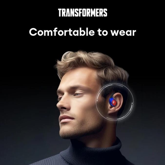 THINKPLUS X TRANSFORMER T18 TWS GAMING EAR HOOK EARPHONE STEREO OWS SPORT