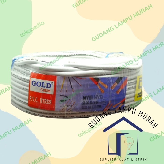 SPECIAL Kabel Listrik NYM HYO 2x0.75 SNI Gold