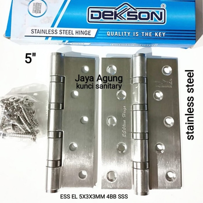 Engsel Dekson 5"3"3MMx4BB Ecoline/Engsel Pintu/ Hinge Dekson 5 inch