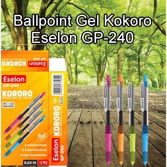 

yang dicari] [HARGA PER PCS] Pulpen Gel Eselon Kororo GP-240 / Bolpoin