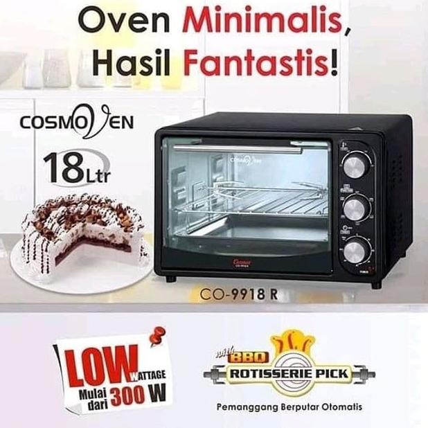 Oven Cosmos Co-9918 R - Oven 18 L