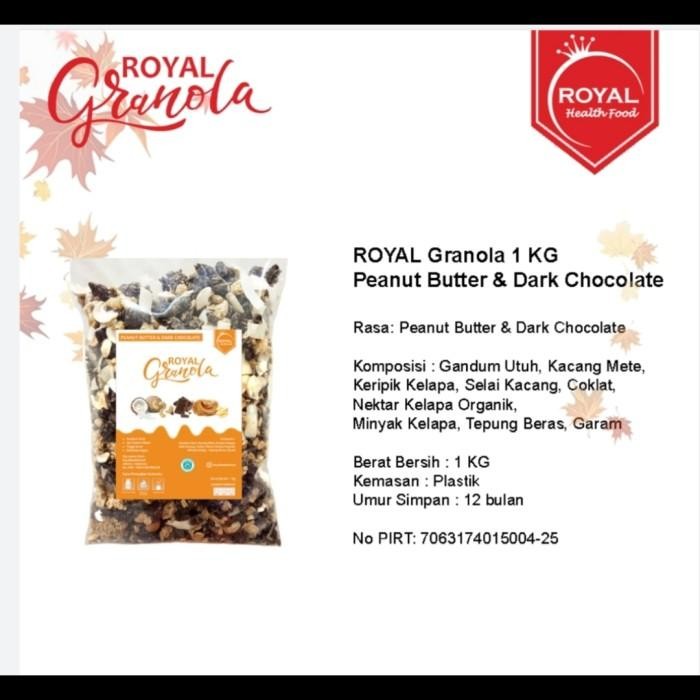 

Royal Granola Peanut Butter & Choco 1Kg