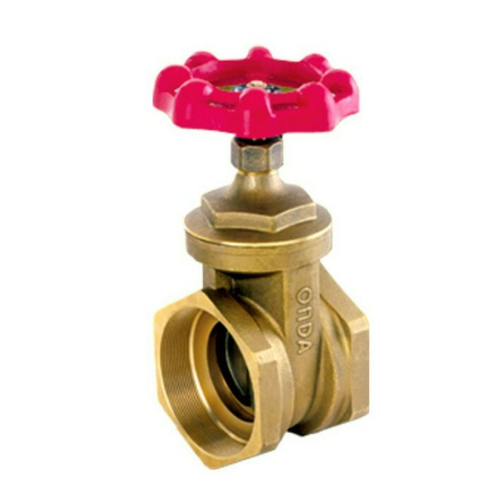 ><><><] ONDA GATE VALVE KUNINGAN 3" inch / STOP KRAN AIR PUTAR PDAM BRASS