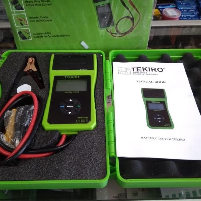 Alat Test Aki Accu Tester Digital Tekiro Original Dan Terpercaya