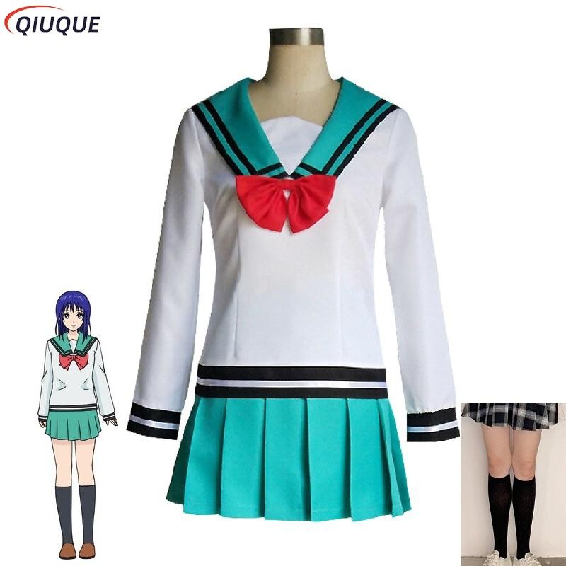 Kostum Cosplay Saiki Kusuo no sai-nan Teruhashi Kokomi Seragam JK Wanita Anime The Disastrous Life o