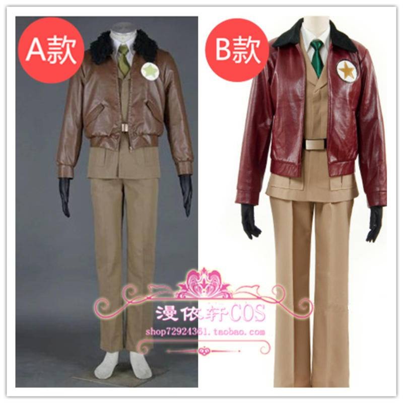 Hetalia: Axis Powers hetalia cos APH Alfred F Jones Kostum cosplay Amerika |lMbcGrhe|