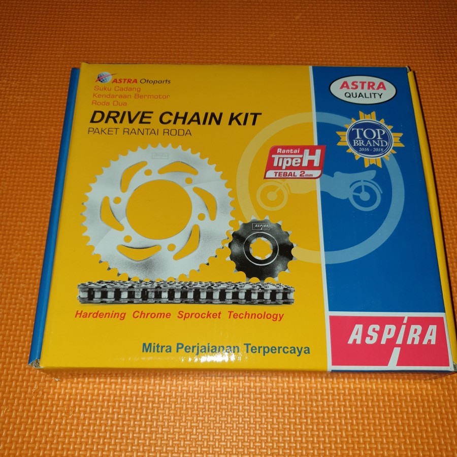 Gir set Megapro, GL Pro Neotec merk ASPIRA by astra otoparts