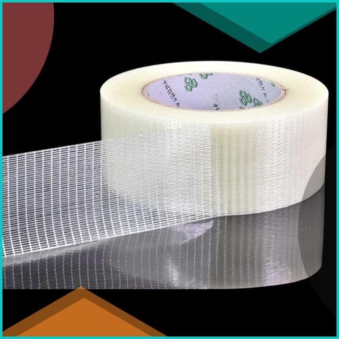 

Lakban Isolasi Super Strong Grid Fiber Tape 25 Meter 07D35Z4 unik