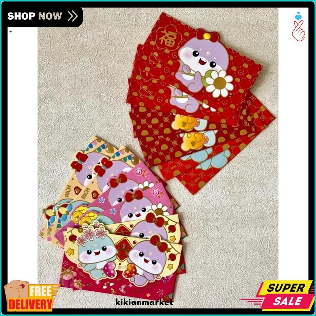 

Angpao Imlek Premium 3D Panjang Model Dompet Shio Ular Tahun 2025 Tebal Import (Lagi Viral)