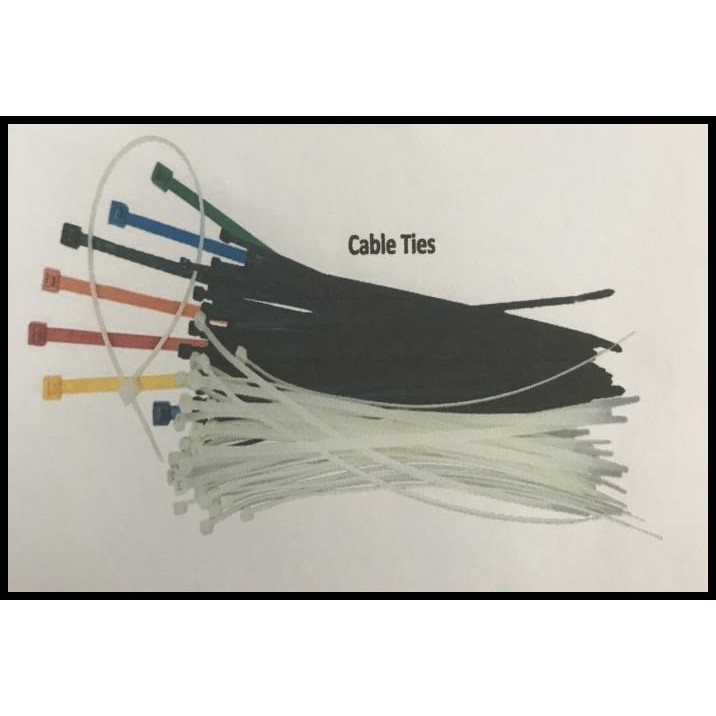 

TERMURAH CABLE TIES / KABEL TIES 55CM X 9 HITAM/PUTIH !!