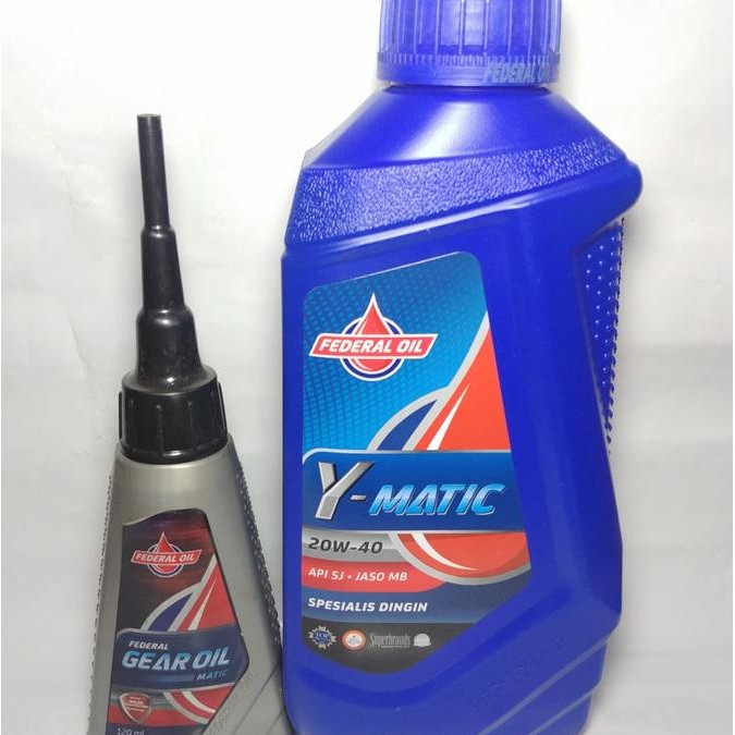 Murah Oli Federal Y Matic 0.8L Dan Oli Gardan Federal lesmo99