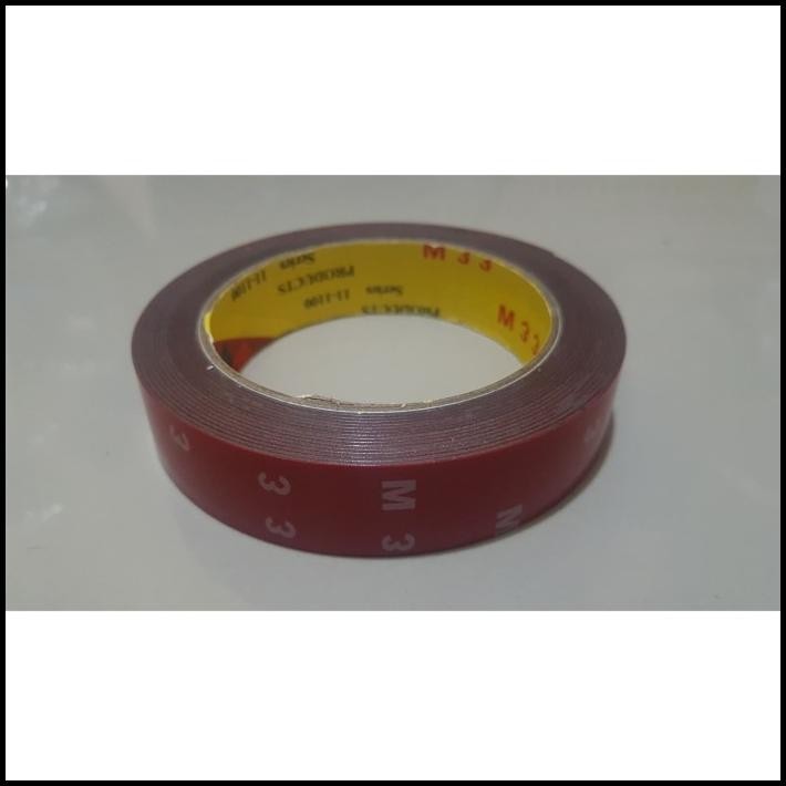 

DISKON DOUBLE TAPE PEREKAT BOLAK BALIK MM 20M X 4.5M 3M DOUBLETIP MERAH !!!!!