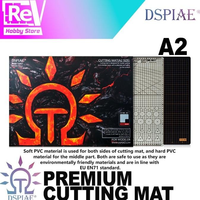 

CUTTING MAT A2 PREMIUM DOUBLE SIDE 2 IN 1 MODEL KIT GUNDAM HG MG PG