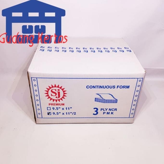 

TERMURAH - CONTINUOUS FORM 9.5 X 11/2 3PLY SJ PREMIUM PRS - BAGI 2